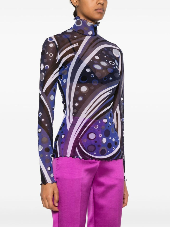 Pucci Fontane-Print Top