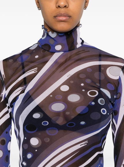 Pucci Fontane-Print Top