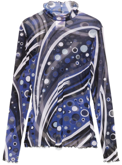 Pucci Fontane-Print Top