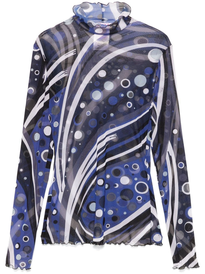 Pucci Fontane-Print Top