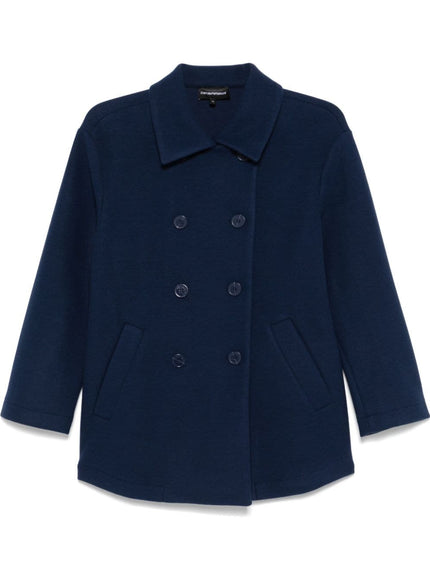 Emporio Armani Coats Blue