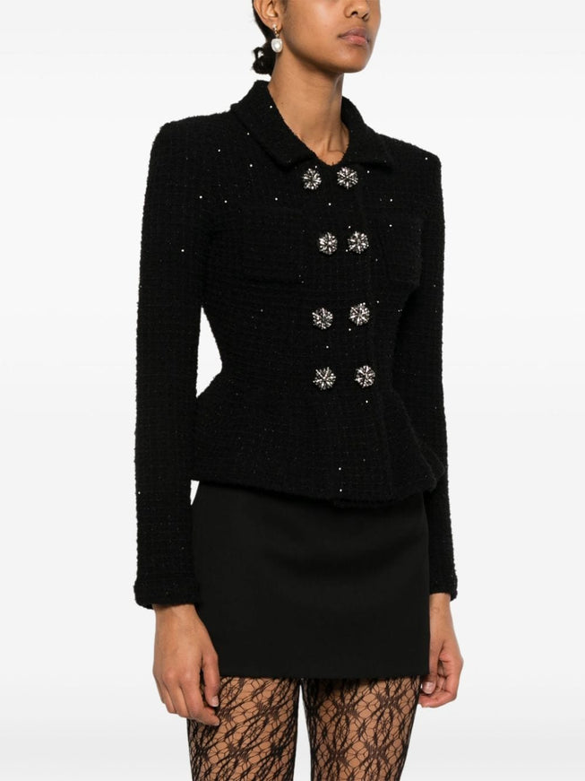 Self-portrait Peplum Tweed Jacket