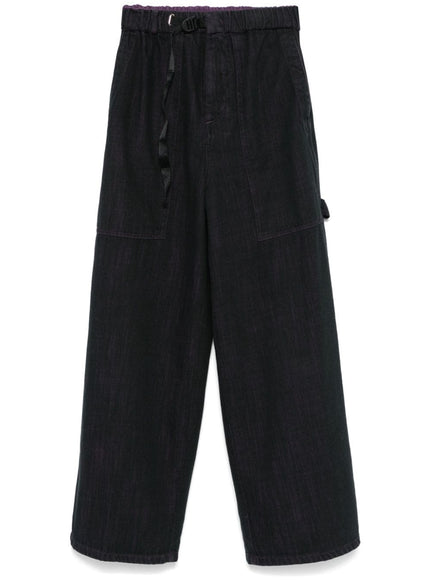 WHITE SAND Trousers Black