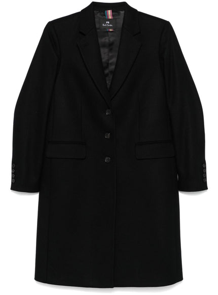 Paul Smith Wool Blend Single-Breasted Coat