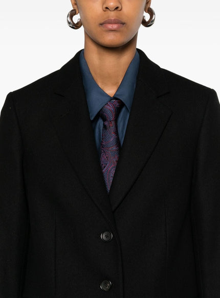 Paul Smith Wool Blend Single-Breasted Coat