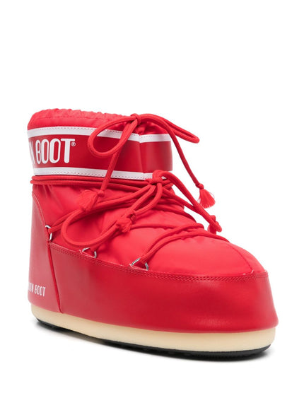 Moon Boot Icon Low Nylon Snow Boots In Red