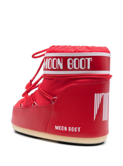 Moon Boot Icon Low Nylon Snow Boots In Red