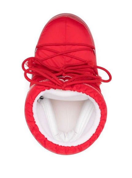 Moon Boot Icon Low Nylon Snow Boots In Red