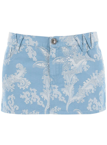 Vivienne Westwood cotton jacquard foam mini skirt