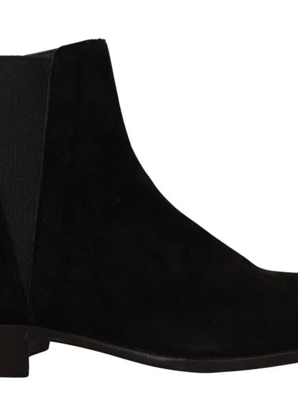 Dolce & Gabbana Black Suede Chelsea Boot