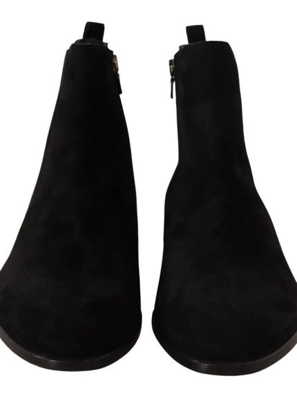 Dolce & Gabbana Black Suede Chelsea Boot