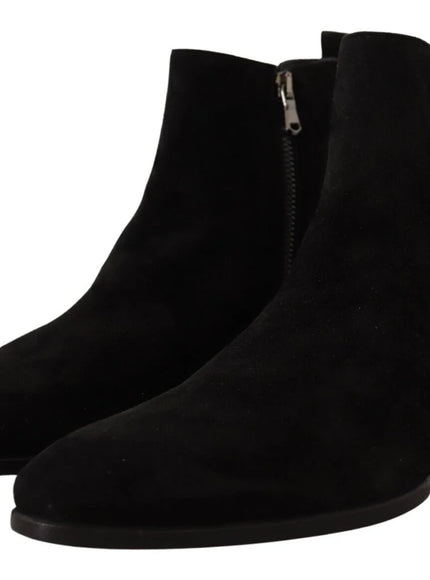 Dolce & Gabbana Black Suede Chelsea Boot
