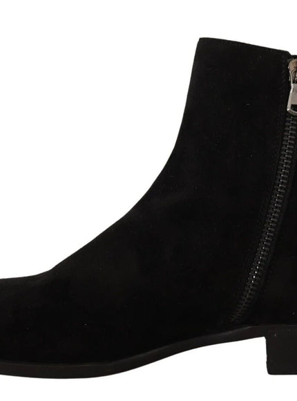Dolce & Gabbana Black Suede Chelsea Boot