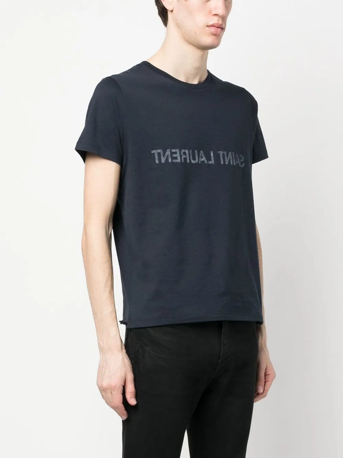 Saint Laurent Men's Reverse Logo T-shirt
