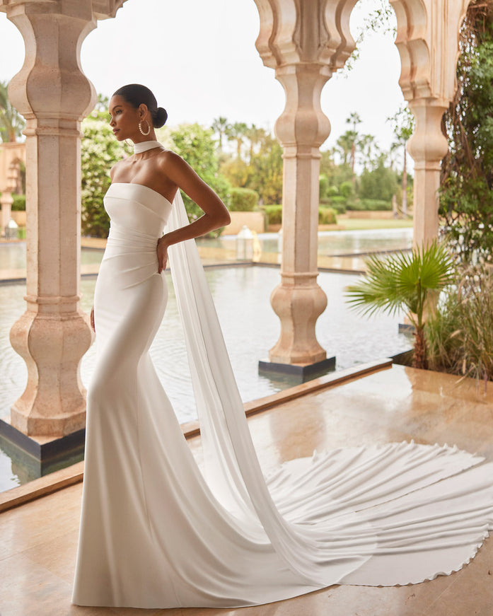 Rosa Clará Odette Strapless Mermaid Wedding Dress