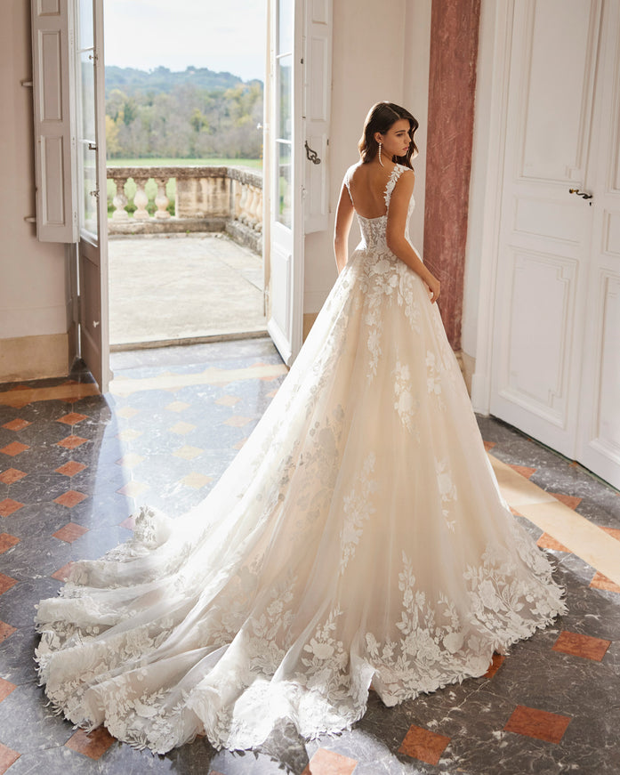 Rosa Clará Dreams Vannia A-Line Tulle Wedding Dress