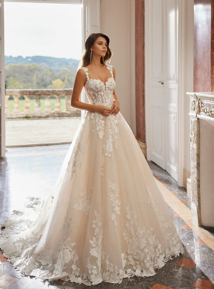 Rosa Clará Dreams Vannia A-Line Tulle Wedding Dress