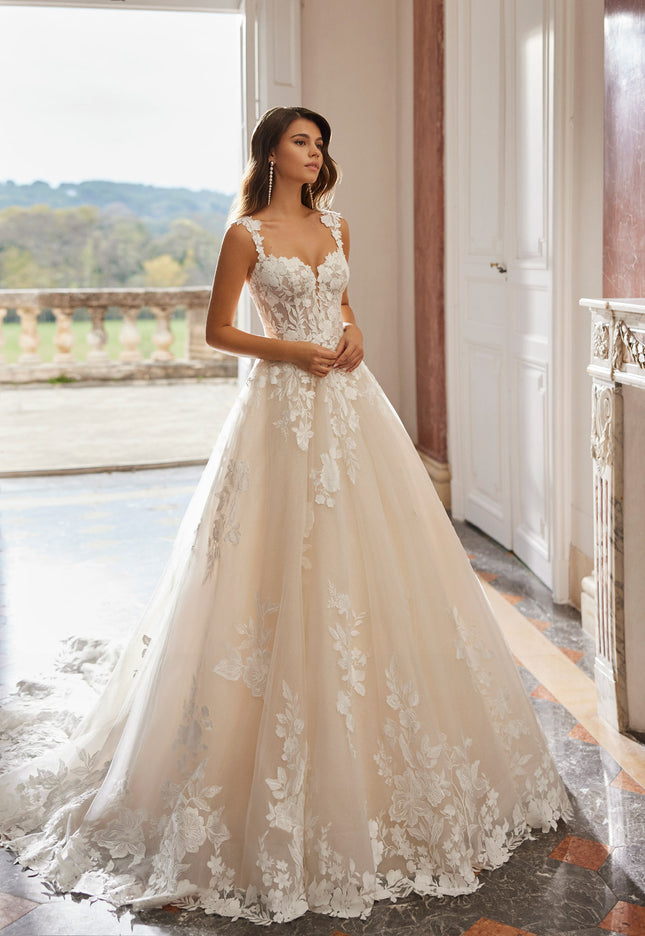 Rosa Clará Dreams Vannia A-Line Tulle Wedding Dress