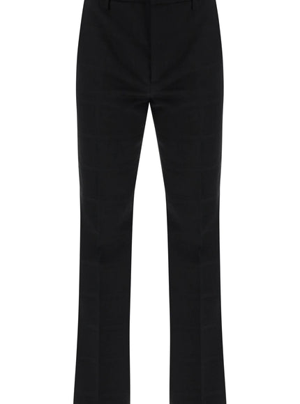 Etro flared pants in virgin wool