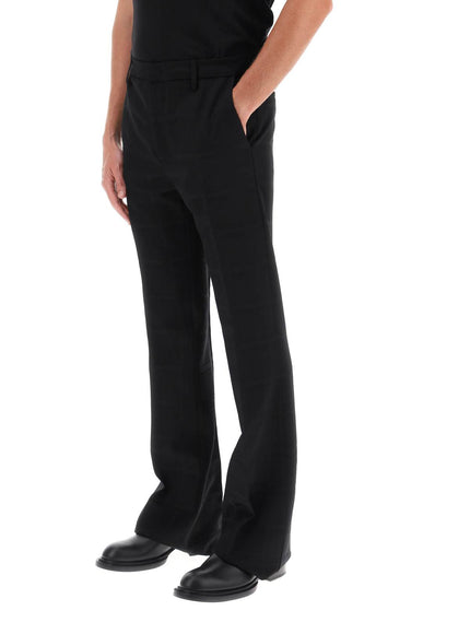 Etro flared pants in virgin wool