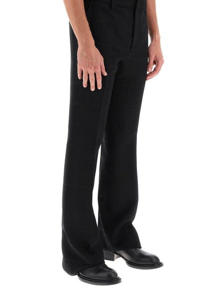 Etro flared pants in virgin wool