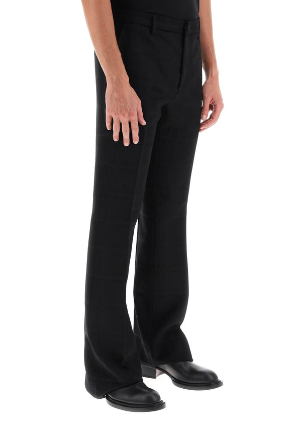 Etro flared pants in virgin wool