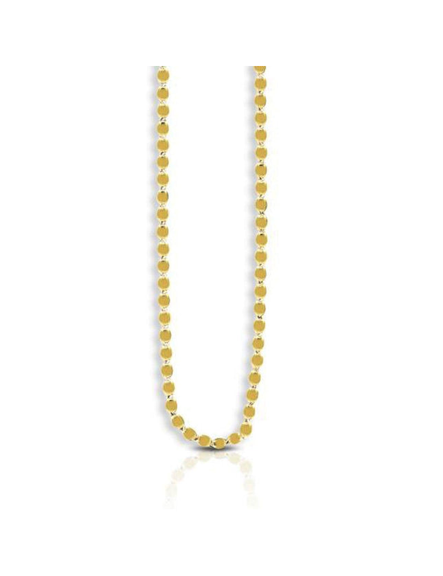 2.2mm 14k Yellow Gold Oval Mirror Chain - Ellie Belle