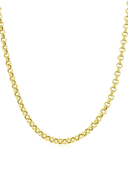 2.3mm 10k Yellow Gold Rolo Chain - Ellie Belle