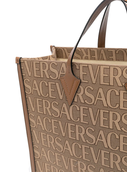 Versace Allover Top Handle Tote Bag