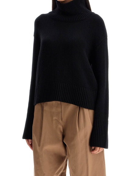 Lisa Yang high-necked fleur sweater