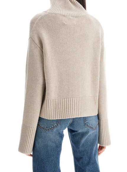 Lisa Yang high-necked fleur sweater