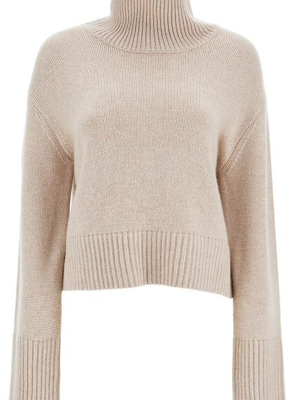 Lisa Yang high-necked fleur sweater