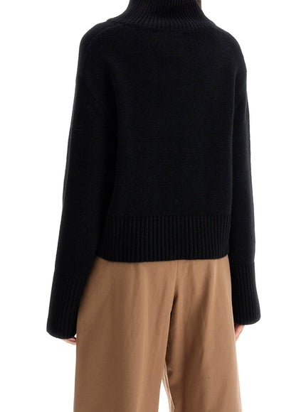 Lisa Yang high-necked fleur sweater