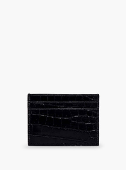 Saint Laurent Leather Card Holder