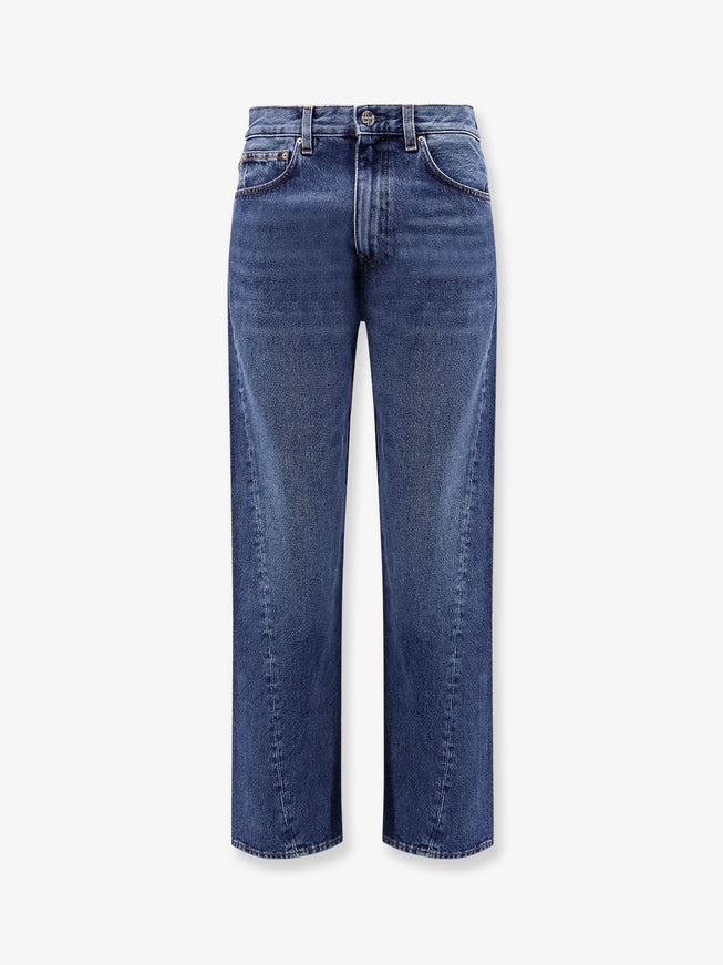 Toteme Twisted Seam Jeans Washed Blue