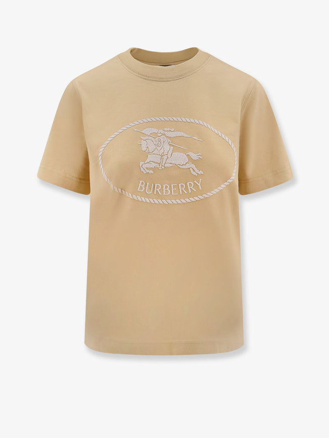 Burberry Frankie Organic Cotton T-Shirt Flax