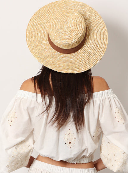 Lavi Rafia Hat With Band