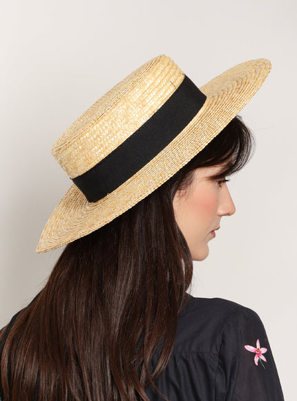 Lavi Rafia Hat With Band