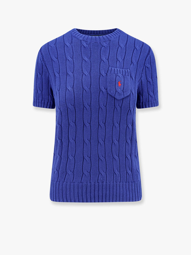 Polo Ralph Lauren Cotton Sweatshirt With Embroidered Logo Giallo