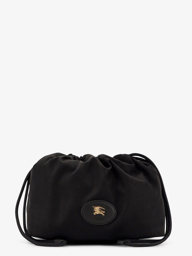 Burberry Horseshoe Drawstring Clutch Bag Uni Black
