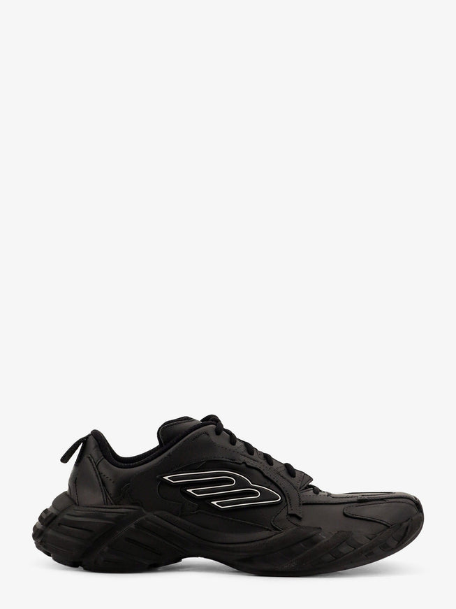 Balenciaga Monday Low-Top Leather Sneakers Black