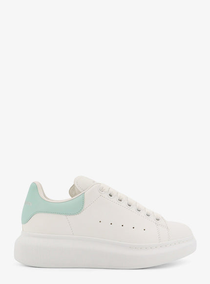 Alexander Mcqueen Oversize Leather Sneakers White