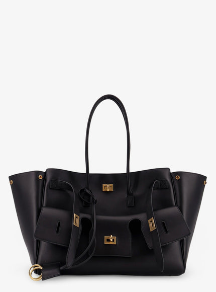 Balenciaga Carry All Bel Air Shoulder Bag Uni Black