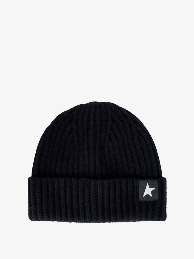 Golden Goose Deluxe Brand Damian Beanie Wool Hat Black