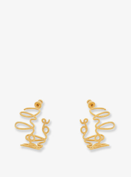 Chloe' Chloé Iconic Circle Earrings Uni Vintage Gold