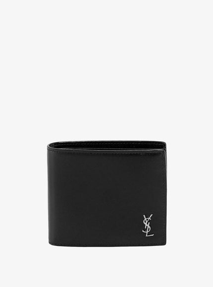 Saint Laurent Leather Wallet Uni Nero