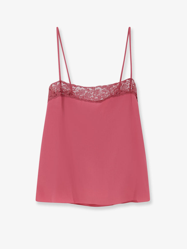 Chloe' Silk Top Mauvewood