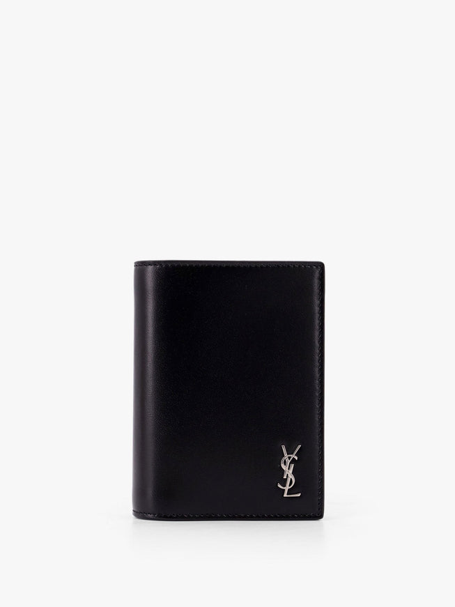 Saint Laurent Leather Wallet Uni Nero