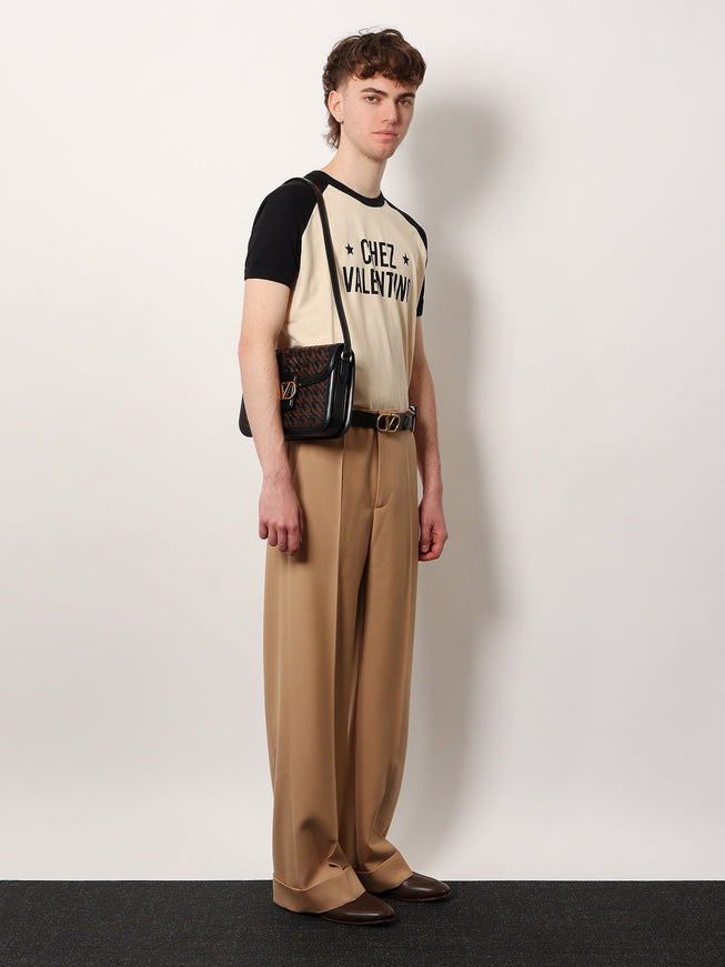 Valentino Garavani Valentino Garavani 9To5 Woven Leather Shoulder Bag