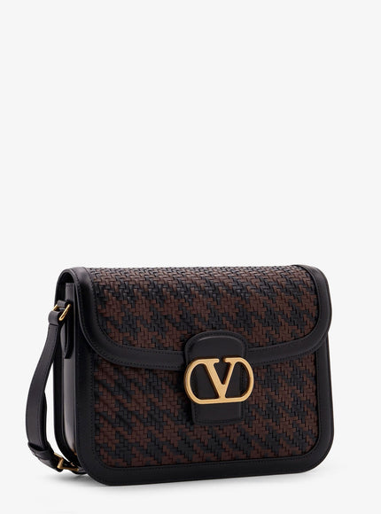 Valentino Garavani Valentino Garavani 9To5 Woven Leather Shoulder Bag